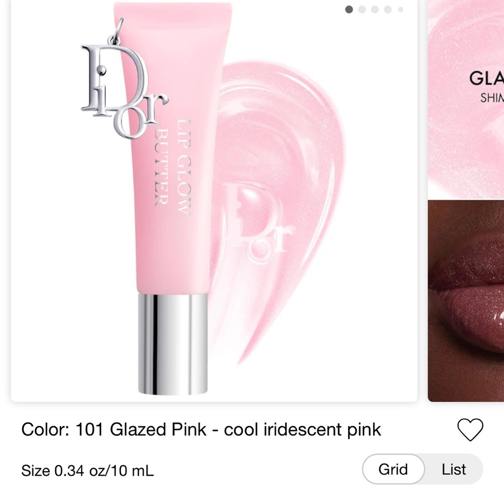 Dior Lip Glow Butter - Iridescent Pink